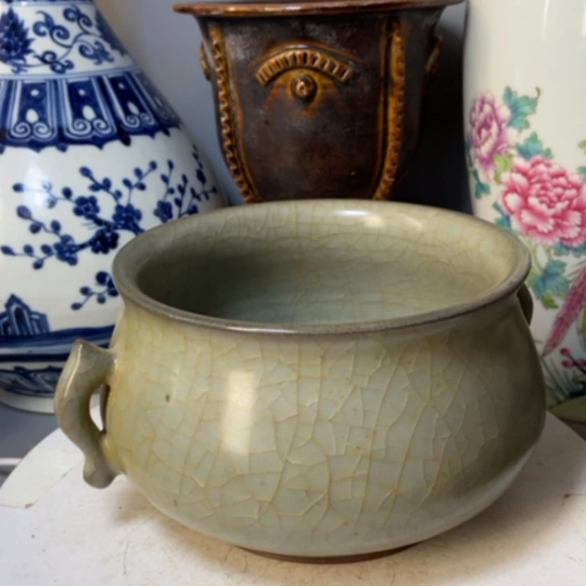 【闪购商品】官窑瓷器尚***室官窑瓷炉子一个