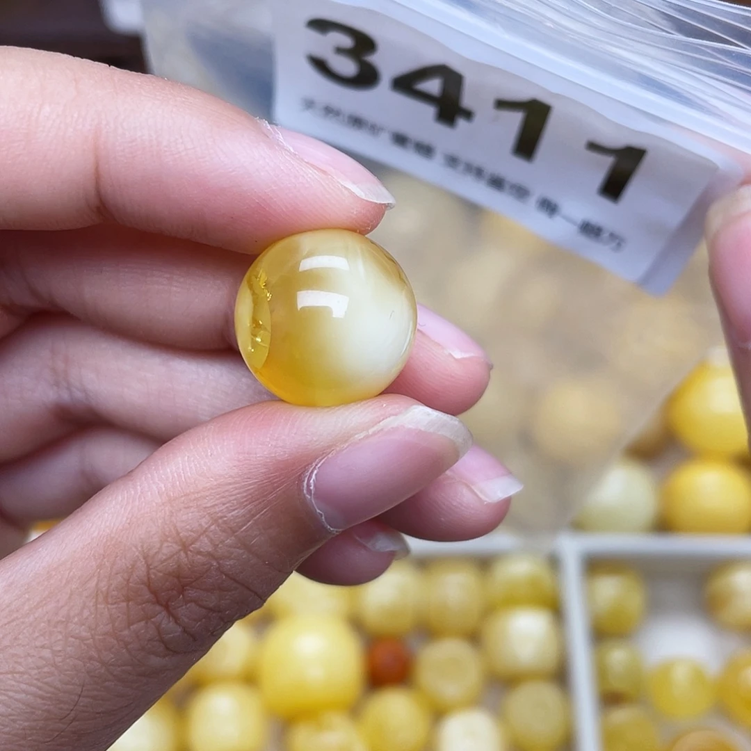 蜜蜡未镶嵌珠宝奇石粉15.2