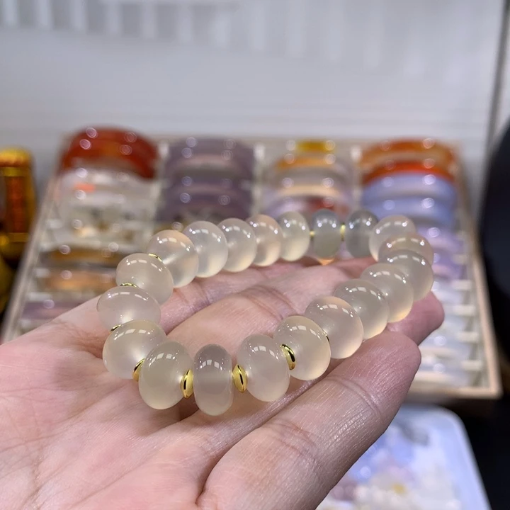 玛瑙/玉髓未镶嵌手链