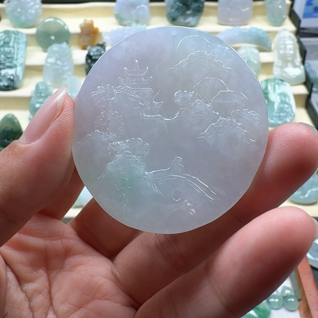 翡翠未镶嵌颈饰翡翠