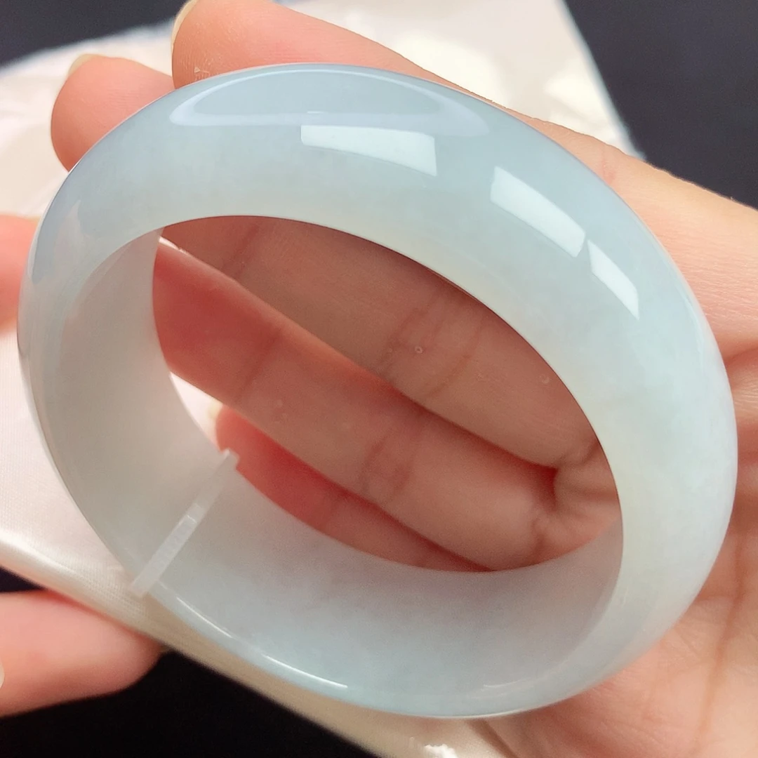 翡翠未镶嵌手镯56-57圈口