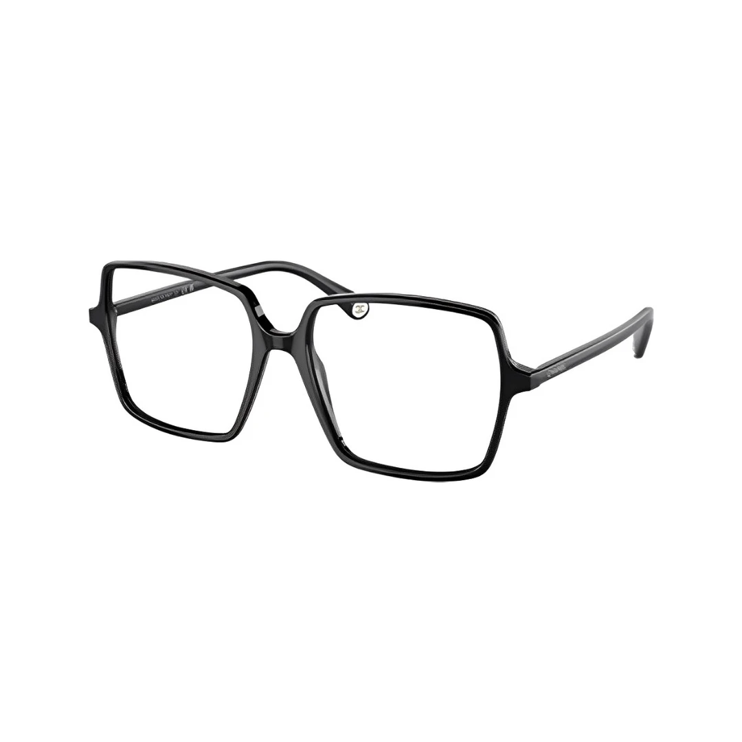 未使用 Chanel/香奈儿 【lu】 平光镜 黑色 TP023165