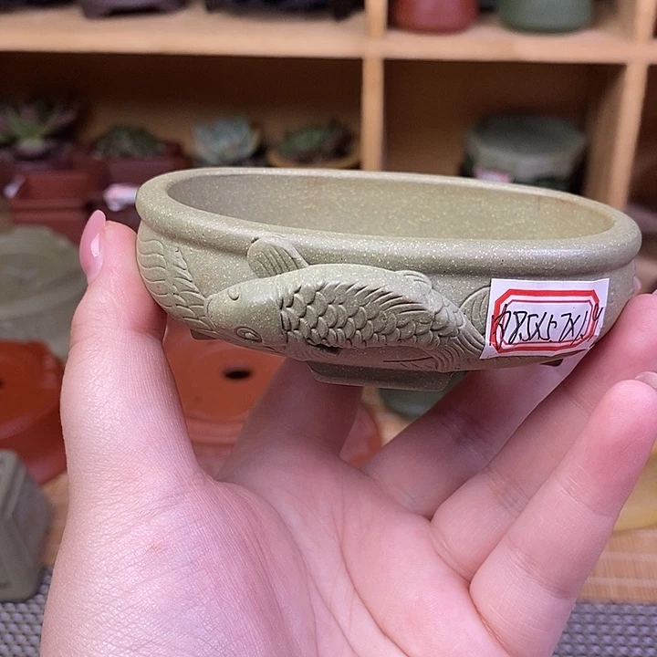 宜兴紫砂精品花盆