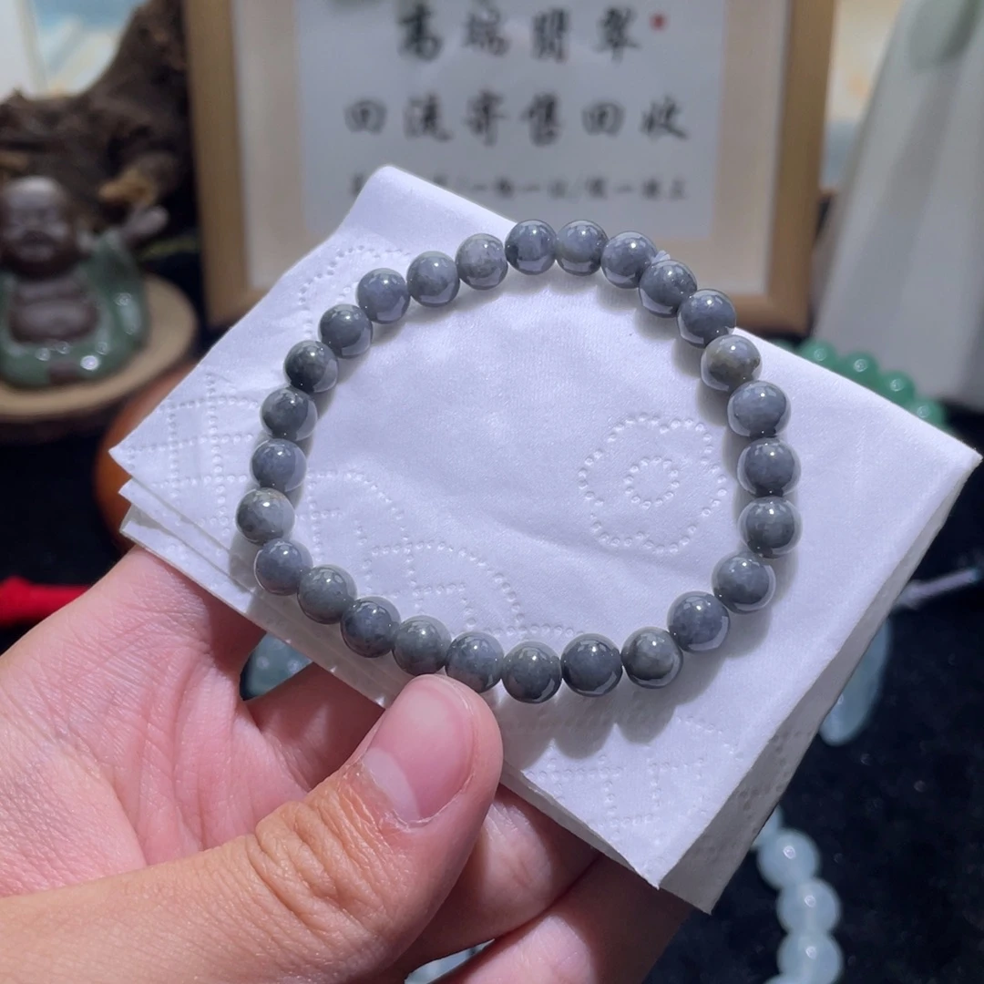 未镶嵌手链翡翠手串