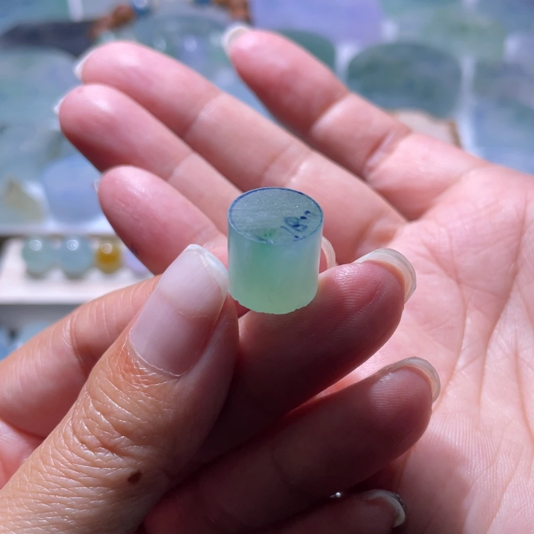 定制翡翠未镶嵌卡11.9珠子