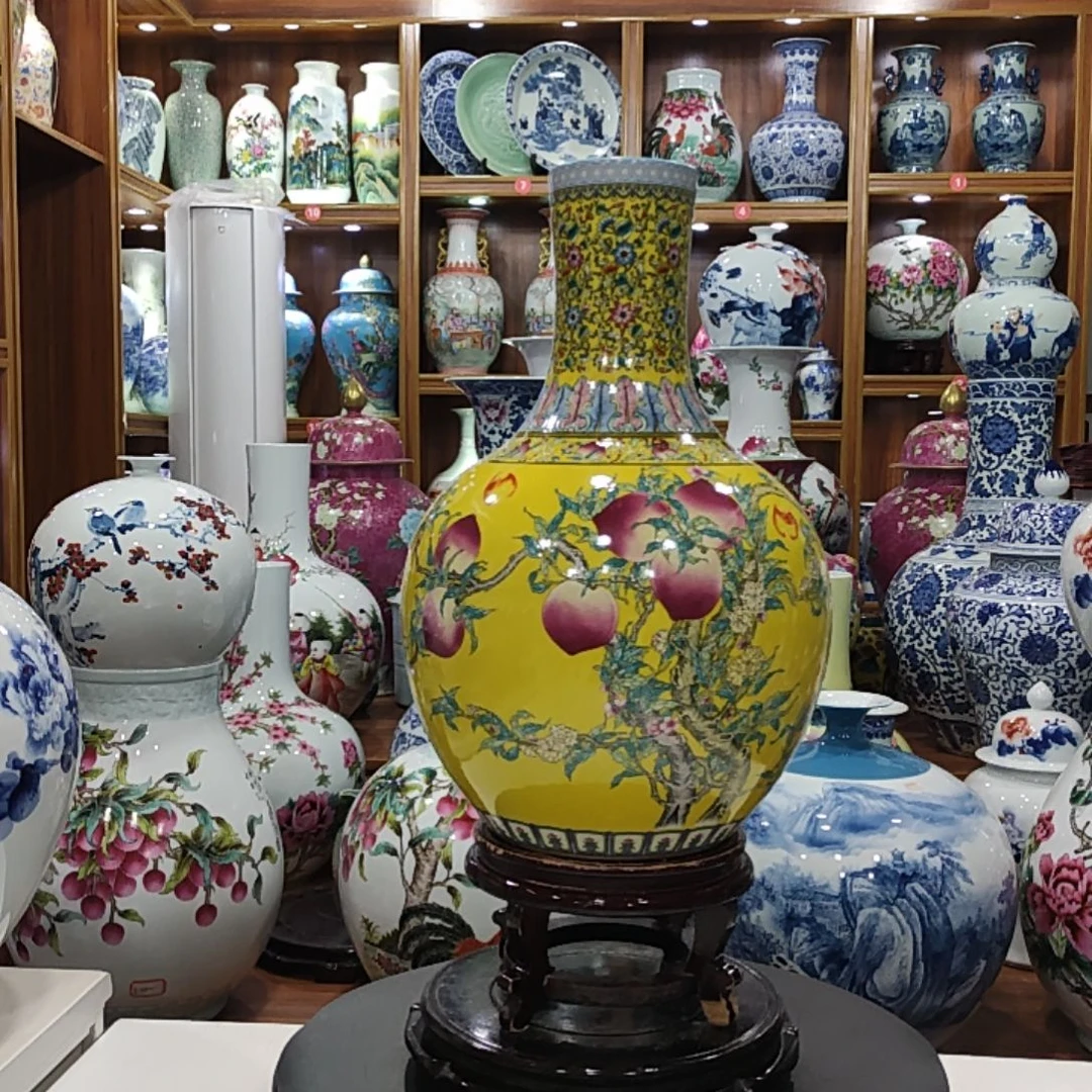 瓷片景德镇陶瓷花瓶子