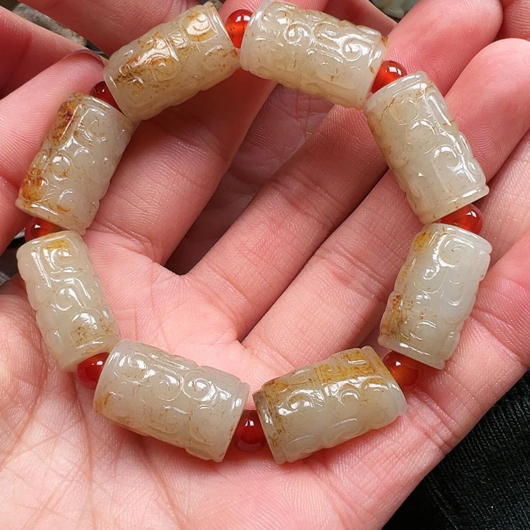 和田玉颈饰未镶嵌全***7