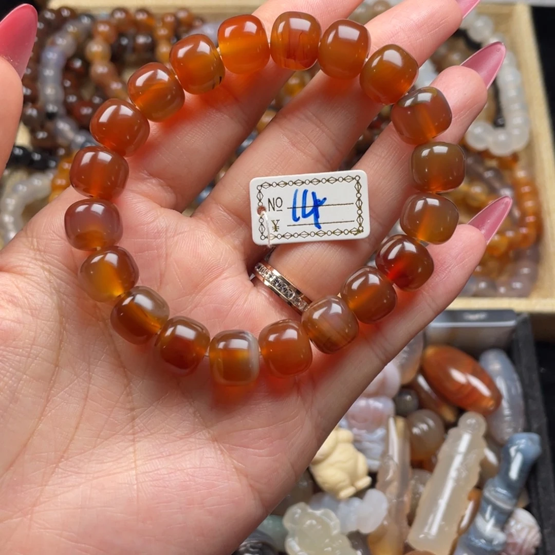 玛瑙/玉髓未镶嵌手链