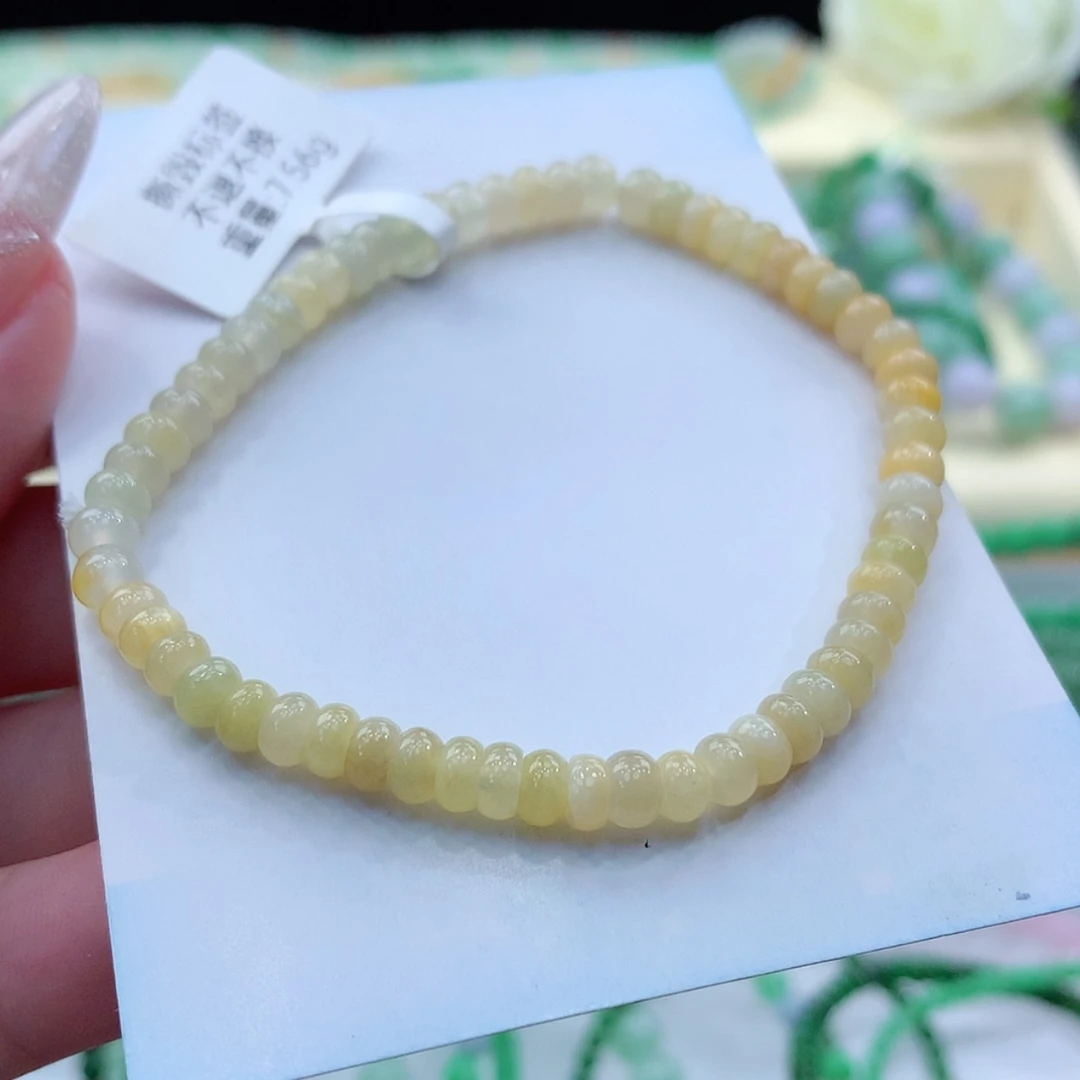 【闪购商品】翡翠颈饰未镶嵌缅甸天然a货翡翠