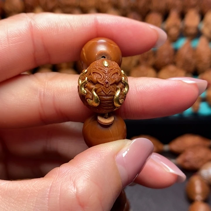 手串/手链橄榄核1.5镶嵌象神