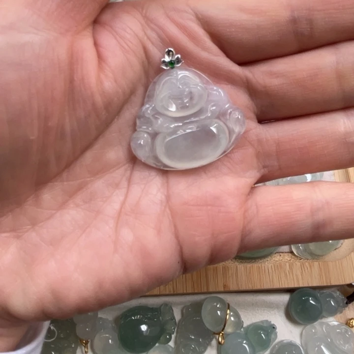 翡翠未镶嵌吊坠(不含链)翡翠
