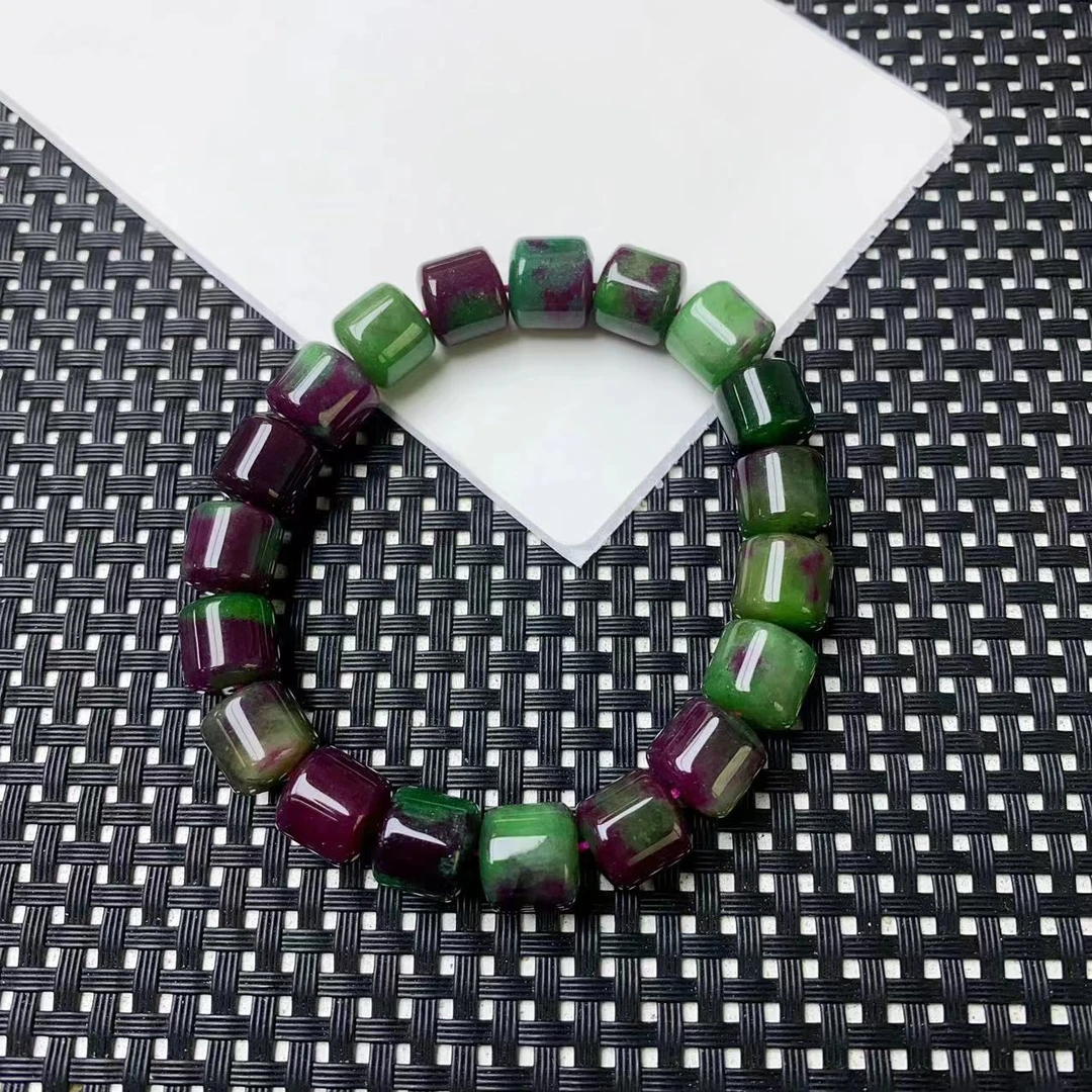 [聚小石]A1302红绿桶珠手链10M