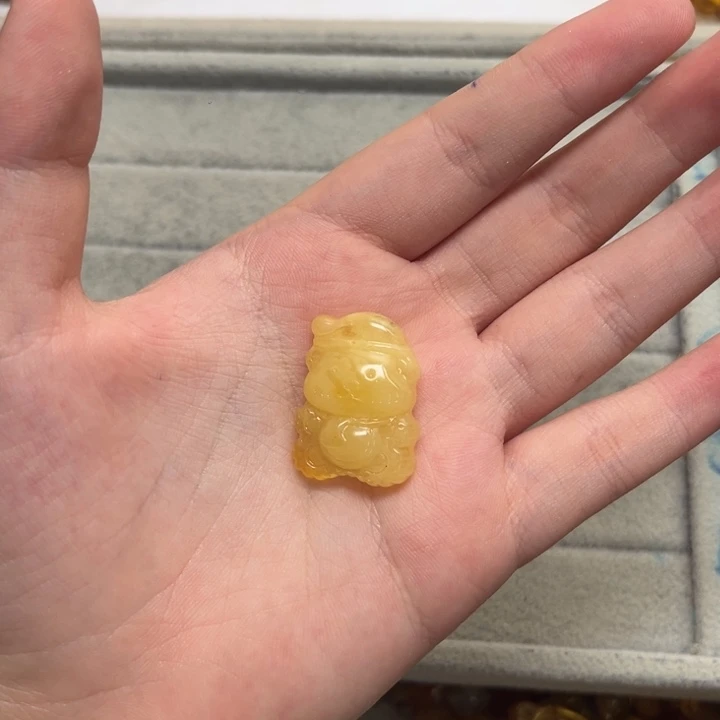 未镶嵌蜜蜡裸石天然琥珀蜜蜡配件