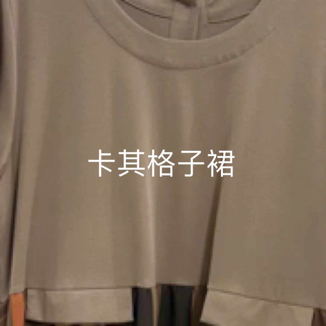 新款洋气格子连衣裙