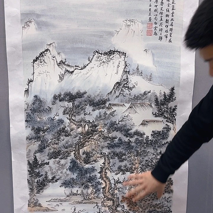 国画纯手绘字画宣纸