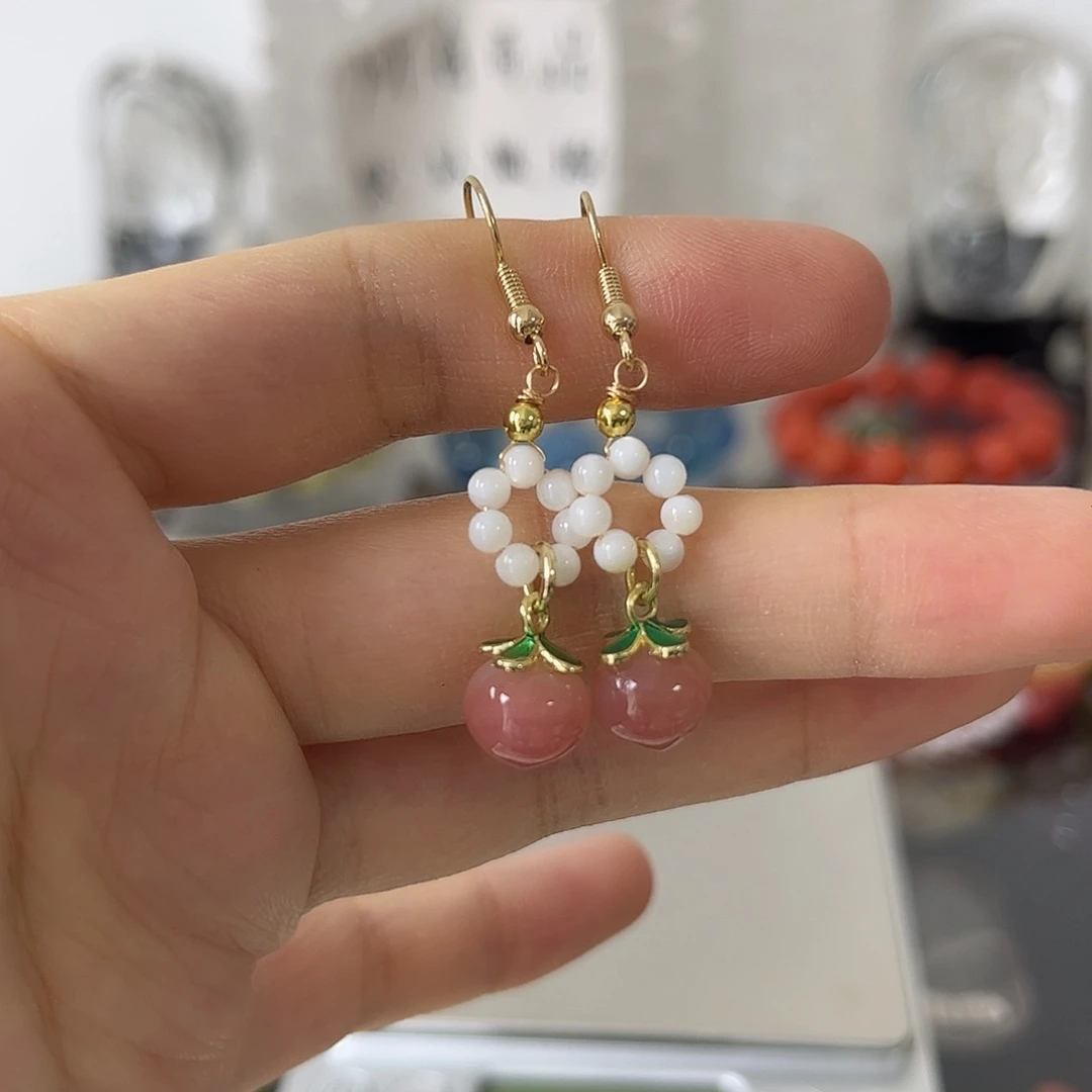 玛瑙/玉髓合金耳饰矿坑