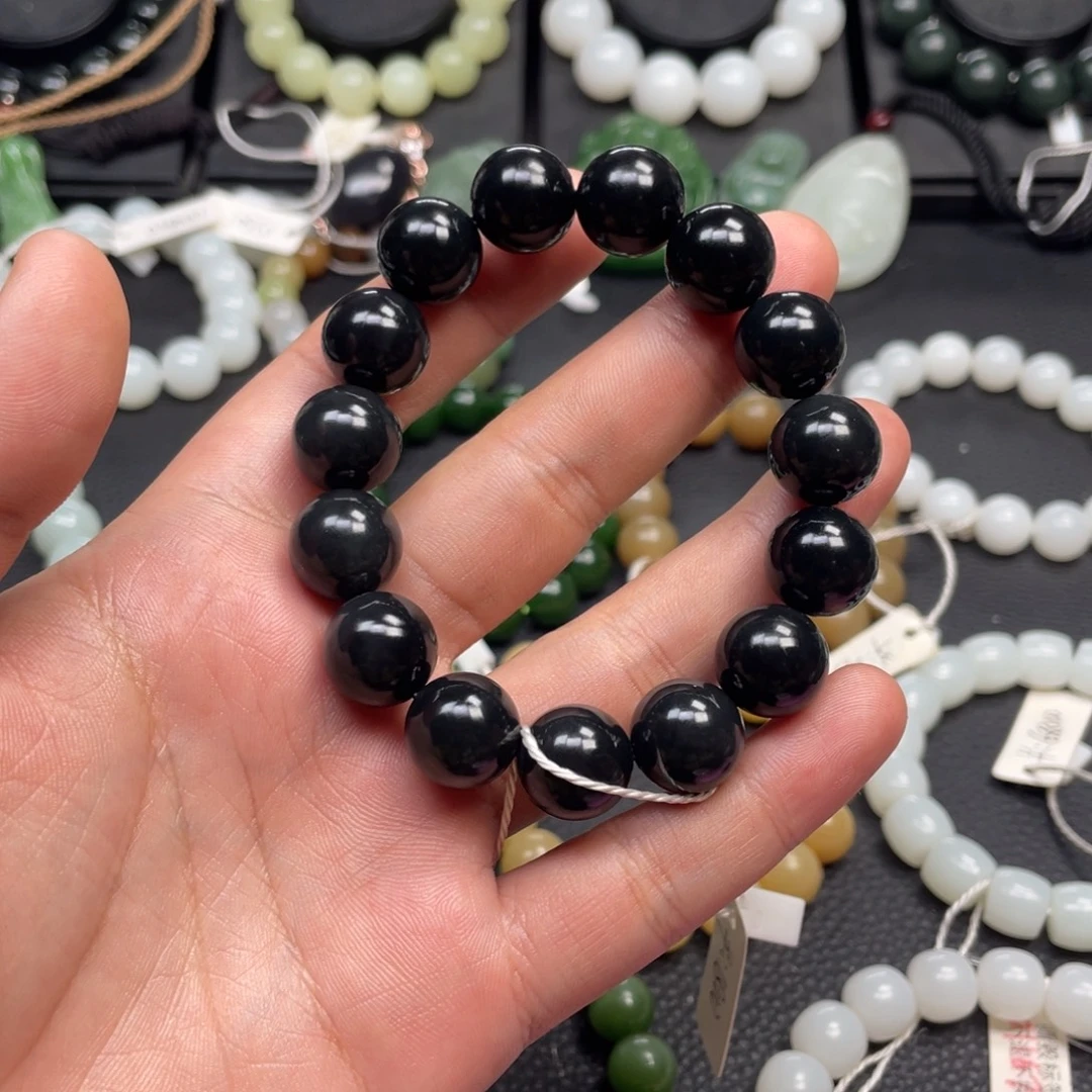 和田玉未镶嵌手链