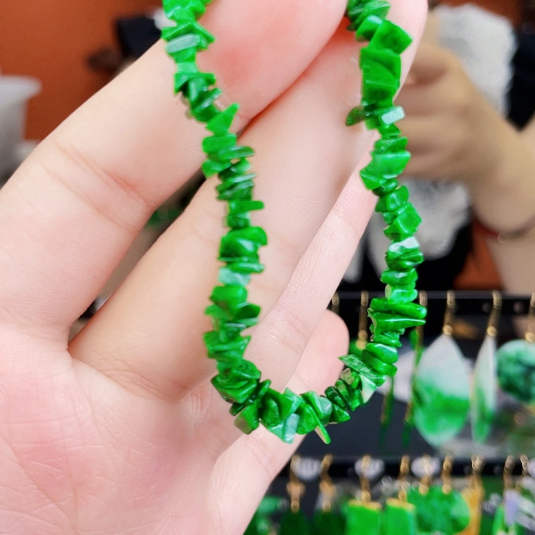 翡翠未镶嵌耳饰饰品