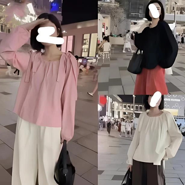 （柚子同款）万洋时尚上衣8619