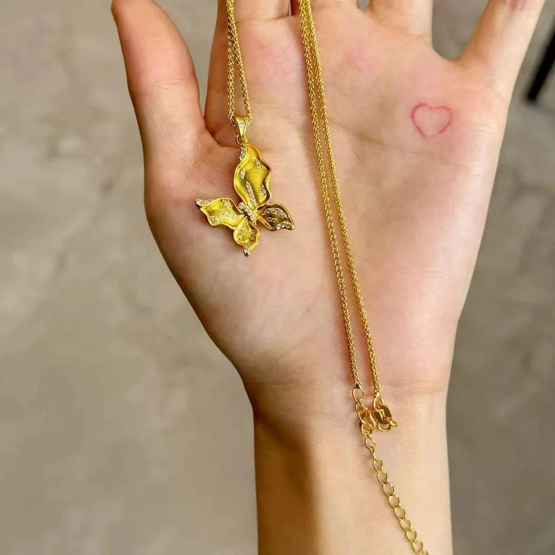铜合金项链  BIBI【盈盈漫舞蝶】项链X021