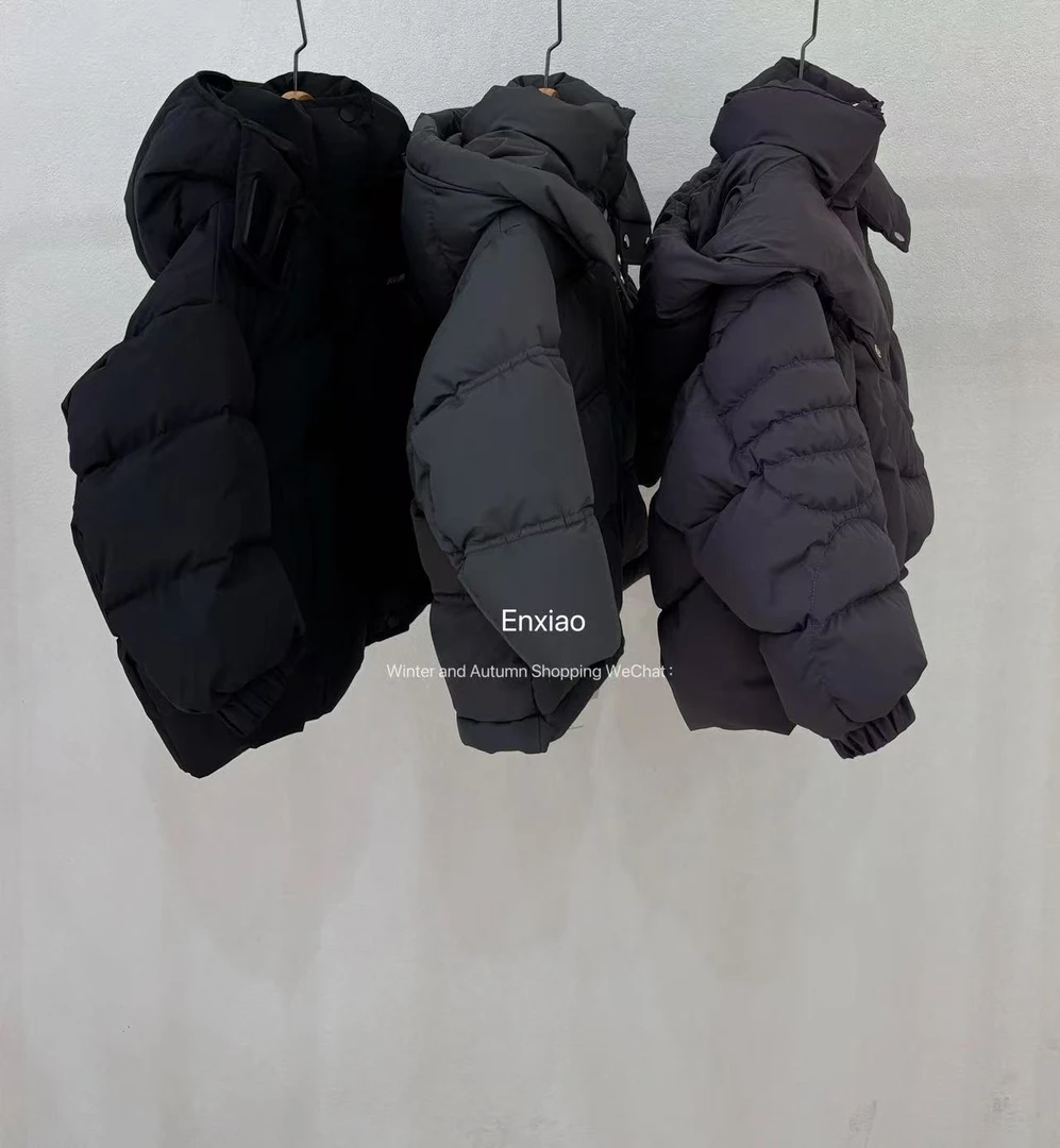 【岭雾】2025冬新品男童中童亲子机能风工装风宽松羽绒服