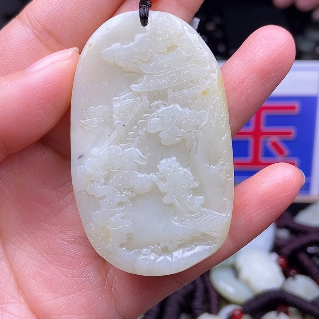 颈饰未镶嵌和田玉