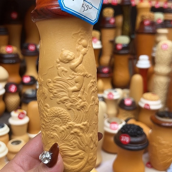 低***华一个望子成龙的葫芦带口盖