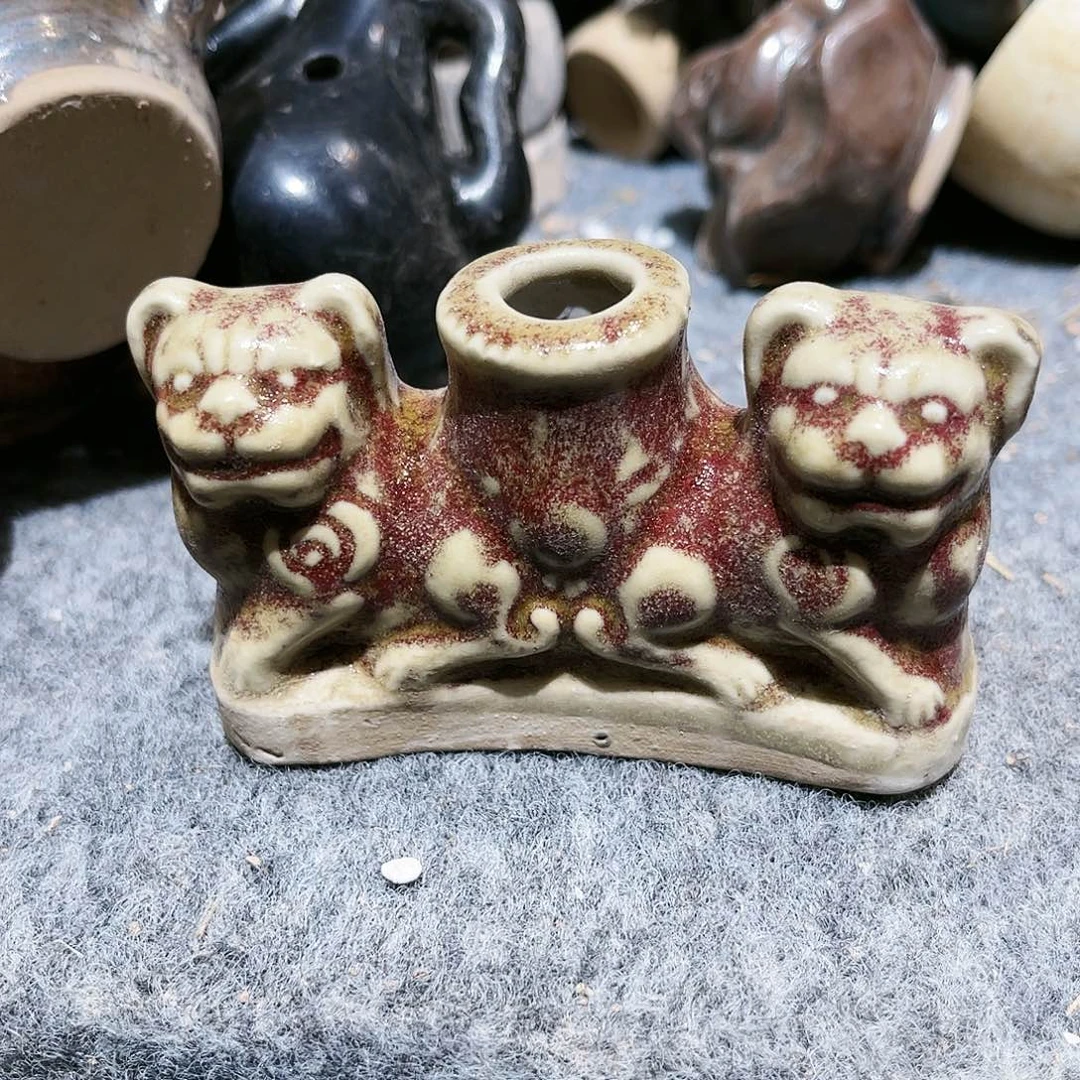 瓦当摆件茶台的小