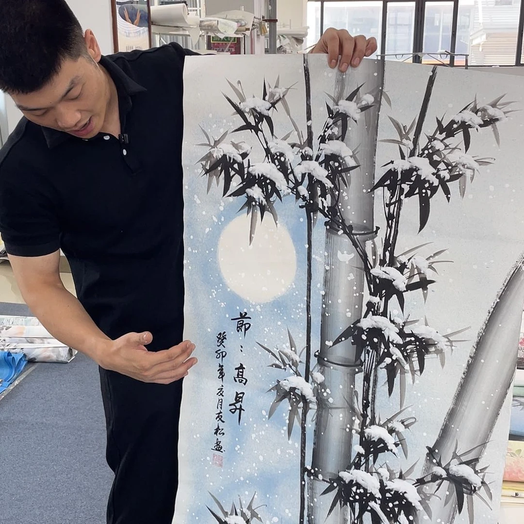国画纯手绘字画宣纸