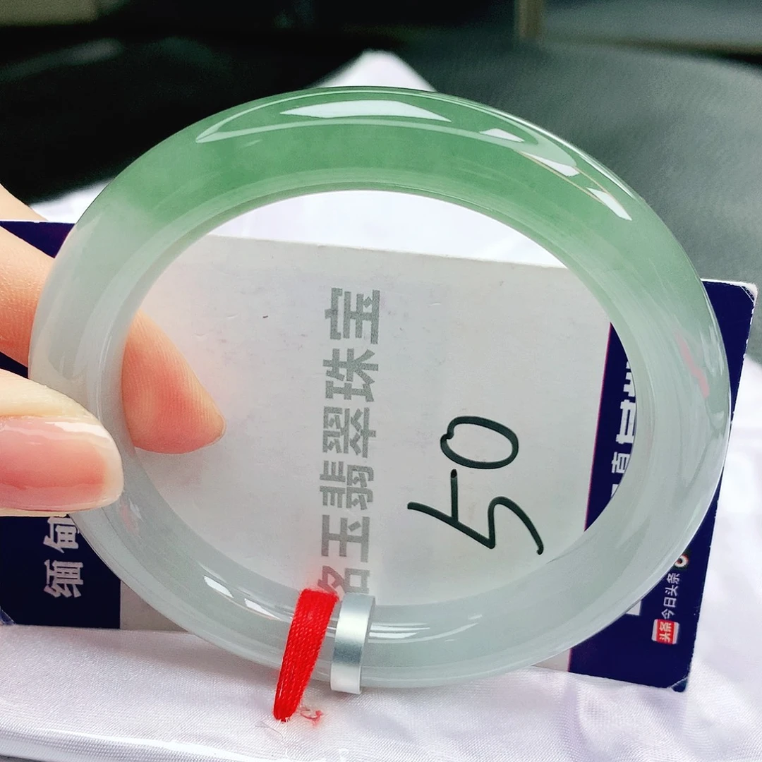 翡翠未镶嵌手镯缅甸天然a货翡翠手镯