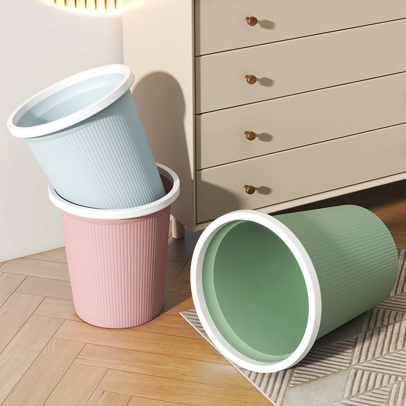 8-9发三个垃圾桶】 大容量客厅卧室厨房卫生间大号加厚家用垃圾桶