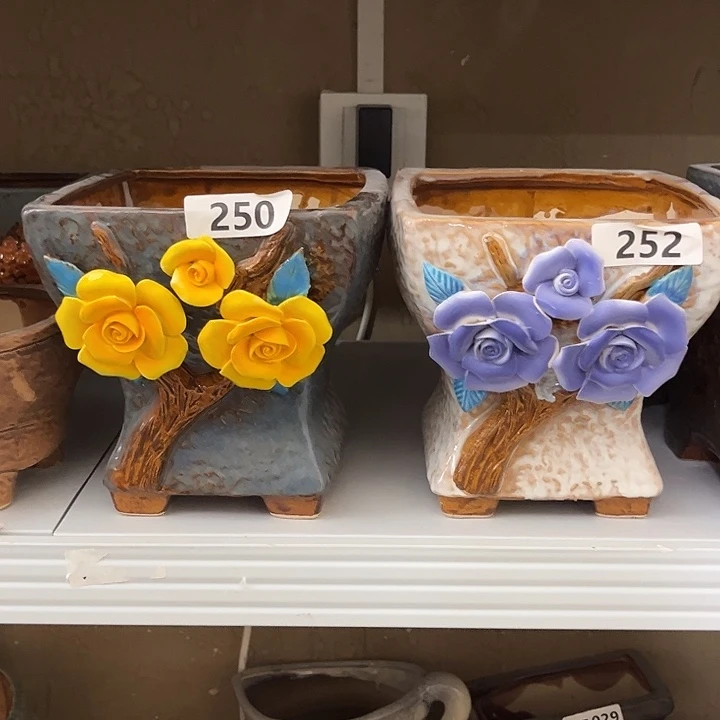 粗陶材质多肉花盆