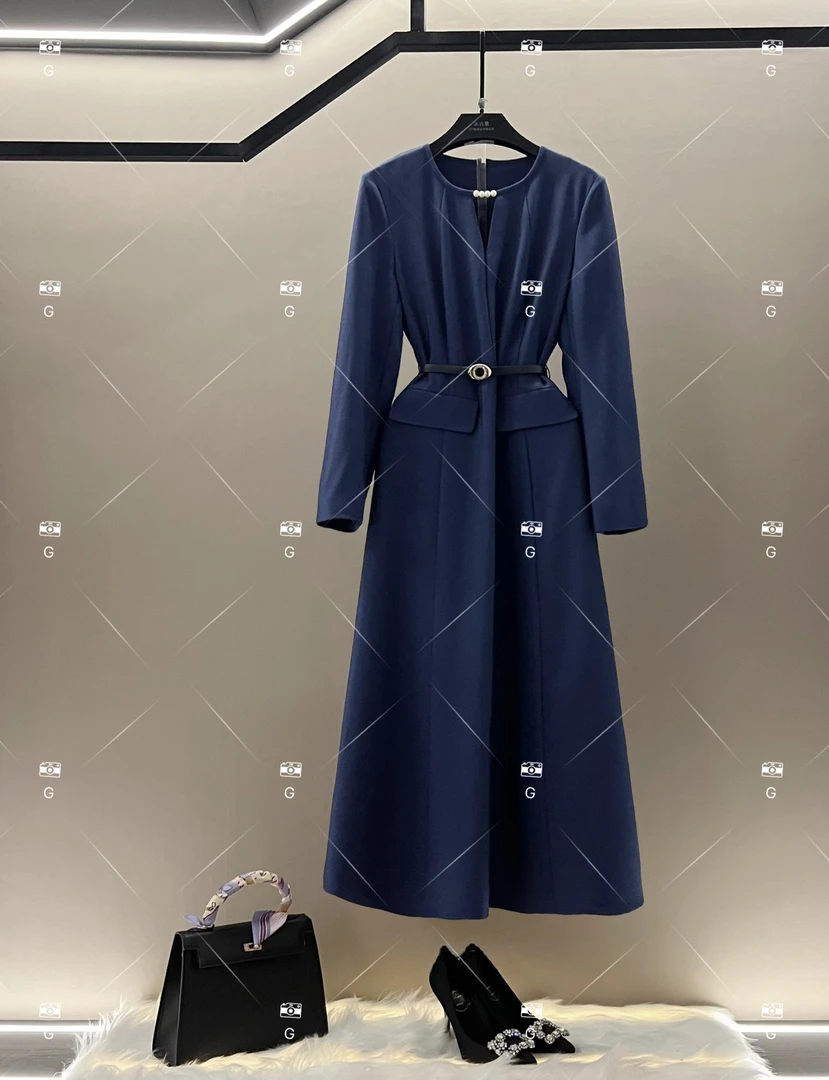 春夏丨设计师轻奢法式印花女士连衣裙 GS-57390