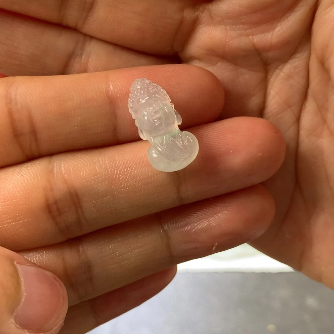 定制翡翠未镶嵌宝宝佛