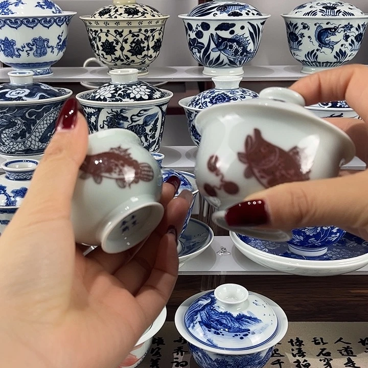 景德镇溪山居手工手绘