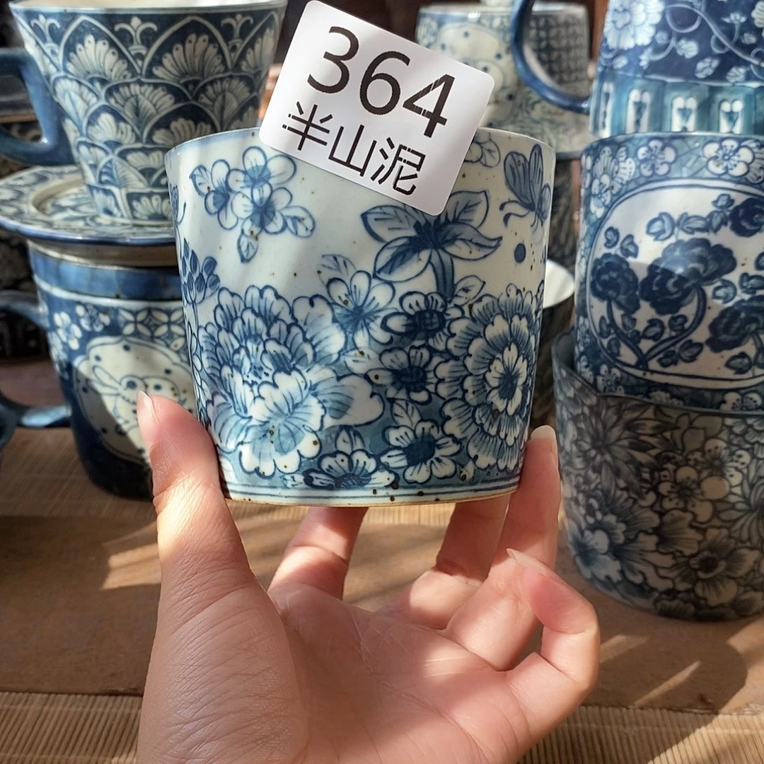手工手绘青花高温陶瓷