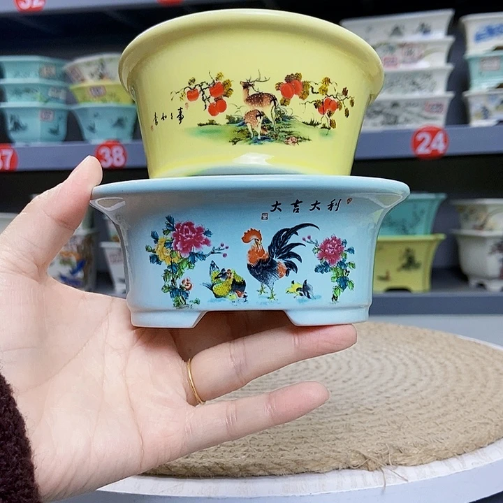 紫砂花瓶紫砂花盆