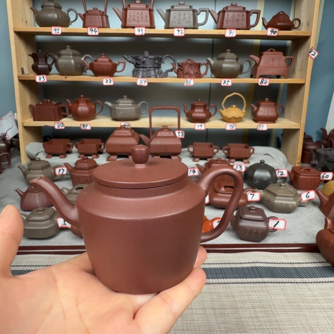茶壶底槽青半手工制作