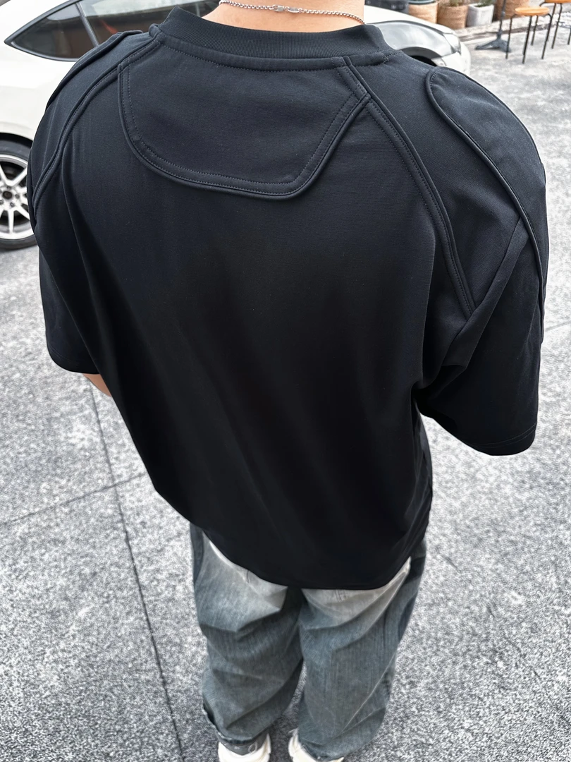 【机车板甲T】硬核重磅拼接立体原创小众设计夏季短袖T恤ONE Studio