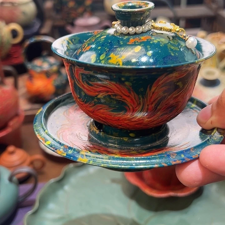 平***静瓷器仙境复古茶器美