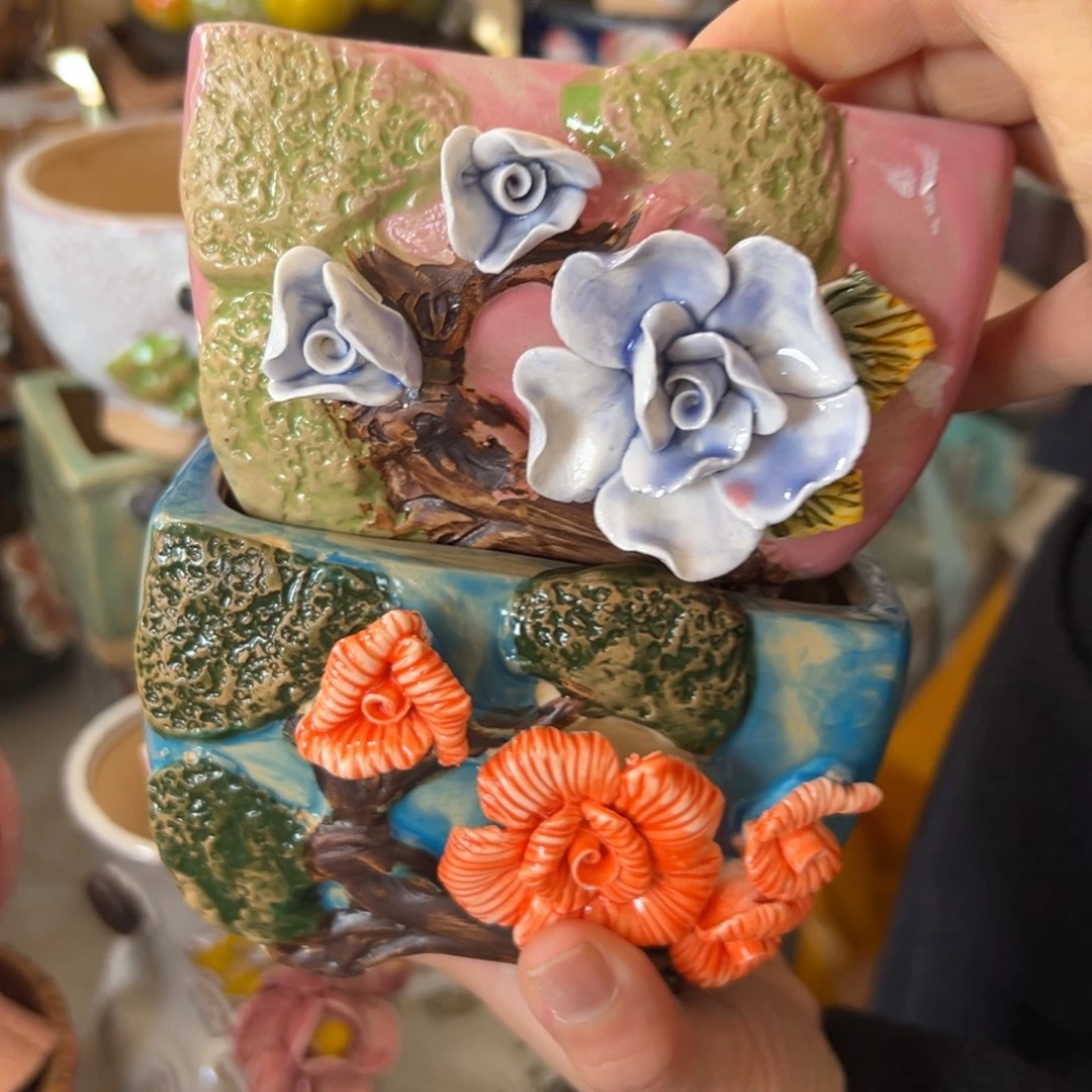 多肉花盆，满20发货，爱退款拉黑