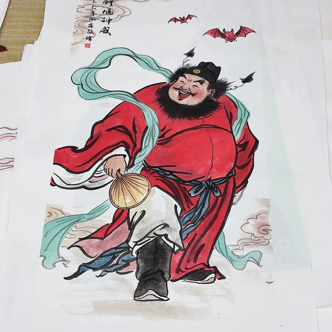 国画三尺人物一张