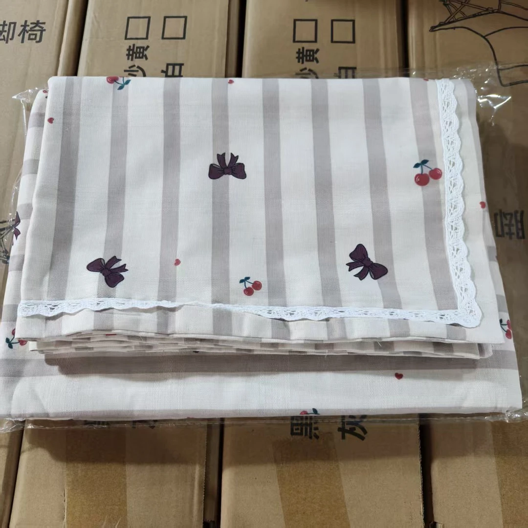 卡其白   原棉老粗布三件套