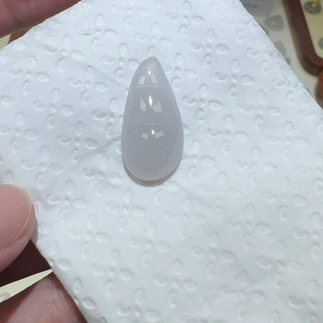 颈饰未镶嵌翡翠冰紫豆子