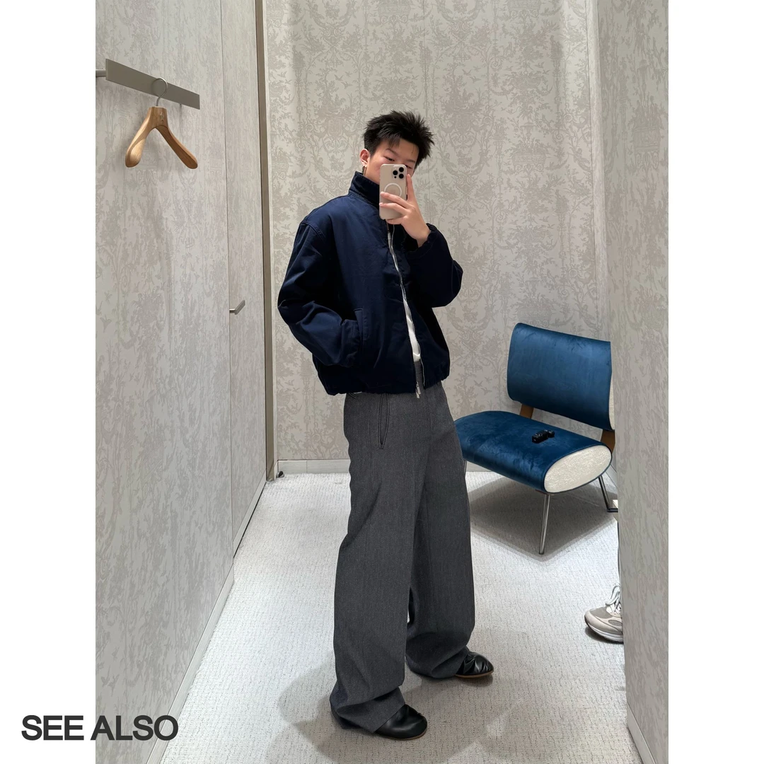 SEE ALSO 25ss 静奢少感丨Old Money廓形剪裁极简战袍外套LD4356