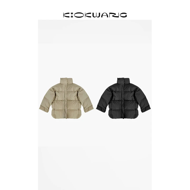 KIOKWANG//男女同款 宽松廓形立领秋冬重工羽绒服外套