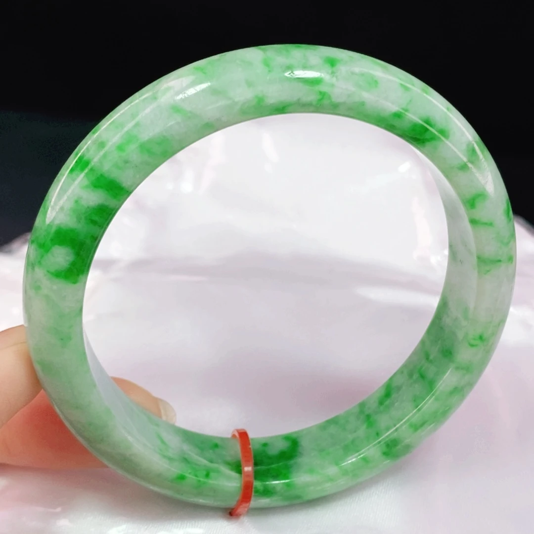 未镶嵌手镯翡翠60.6正圈