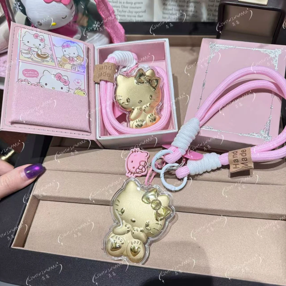 LIGHNTINGPARK 可爱蝴蝶结小猫挂件