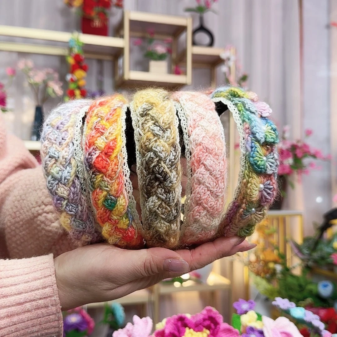 纯手工钩织手工钩织设计发圈