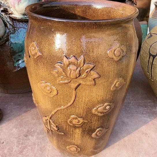 【闪购商品】紫砂花盆20.30花盆花盆